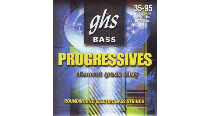 GHS XL8000 -  американский комплект струн для 4-струнной электр. бас-гитары