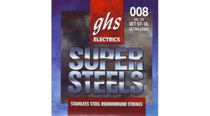 GHS ST-UL - американский комплект очень тонких и самых звонких струн для 6-стр. электрогитары