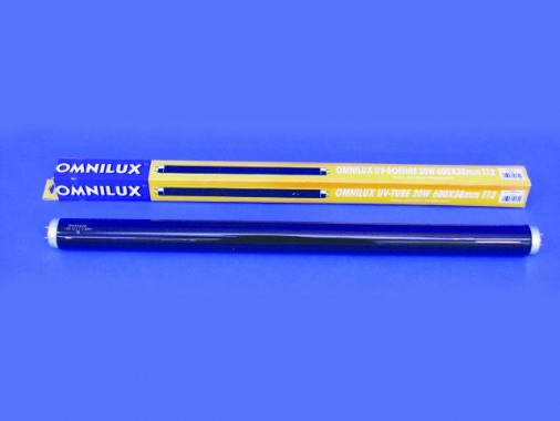 Omnilux UV Tube 20W G13 600 x 38mm T12 - ультрафиолетовая лампа