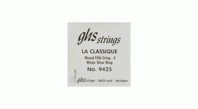 GHS 9425 - американская одиночная нейлоновая 5-я струна в обмотке для классической гитары